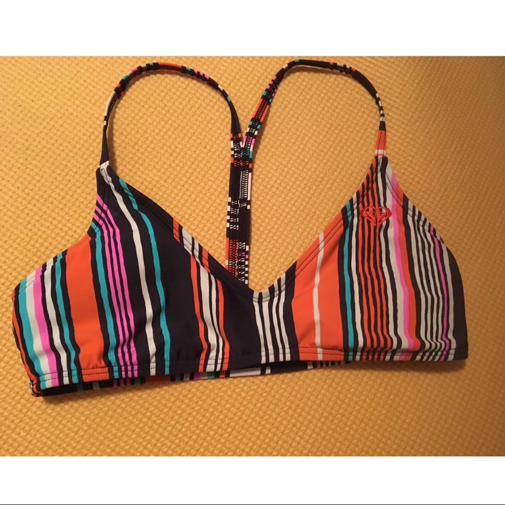 Roxy striped bikini top & bottom